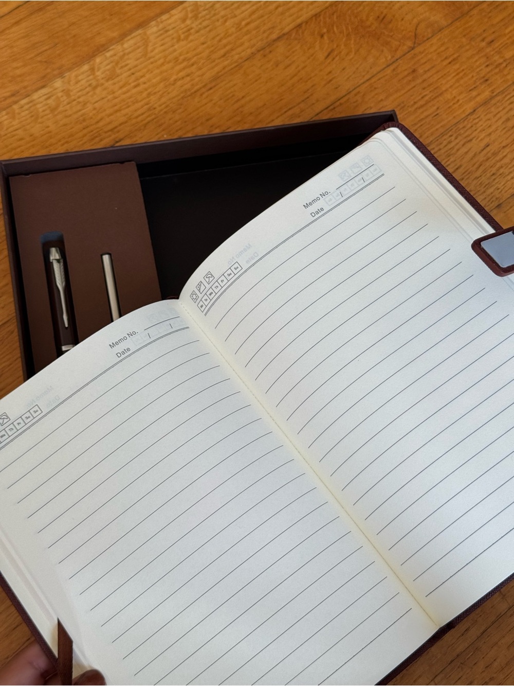 Burgundy Notebook & Pen Gift Set - Picture 2 of 5
